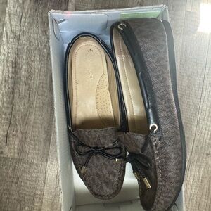 Michael Kors Brown and Black Loafers